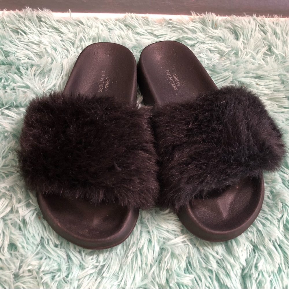 Black Fur Slides